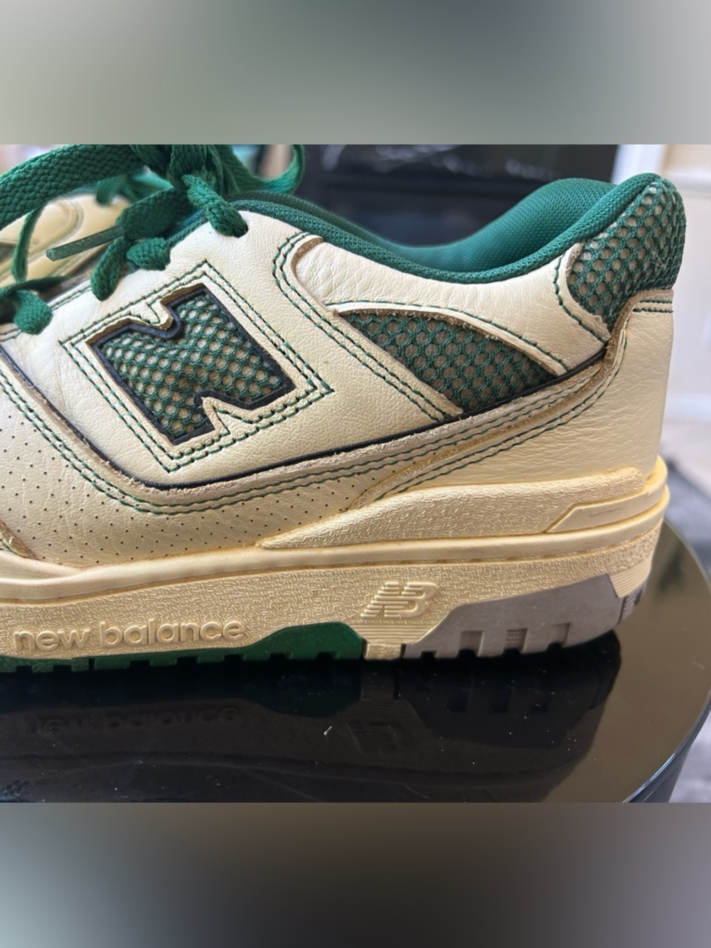 NEW BALANCE 550 x Aime’Leon Dore Masaryk Community Gym Green Sneakers - Picture 3 of 10